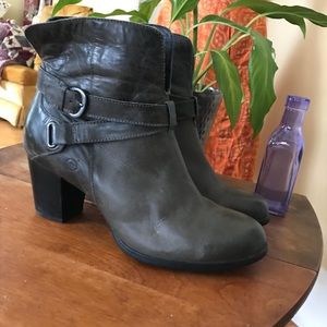 2” heeled leather bootie by Børn Footwear